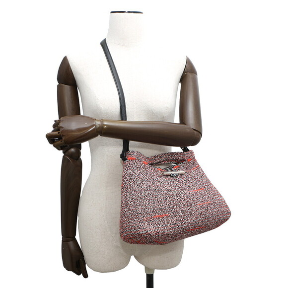 Balenciaga Zigzag Canvas Leather Shoulder Bag - Picture 4 of 11